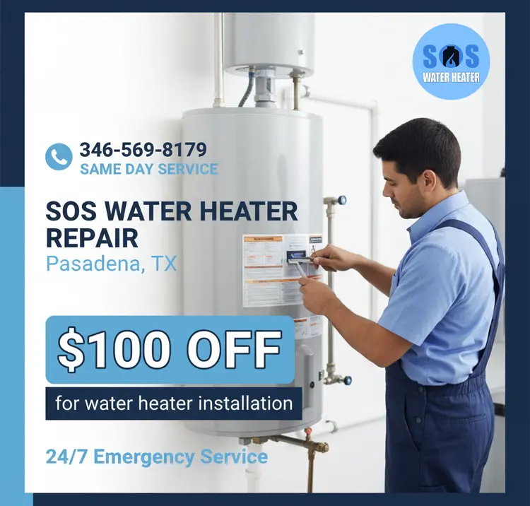 SOS Water Heater Pasadena offer